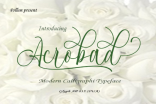 Acrobad: A Handwritten Script Font with Exceptional Versatility