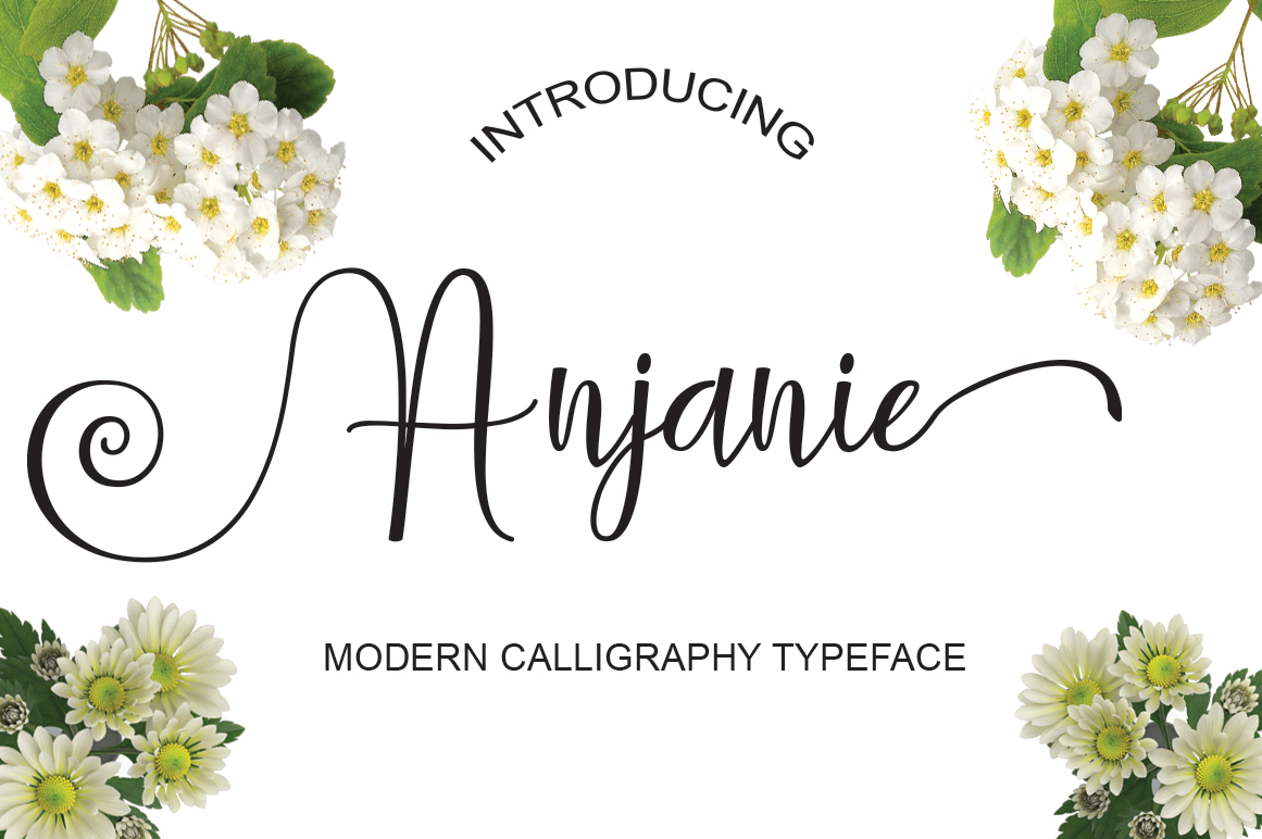 Anjanie: A Stunning Handwritten Font by Naqsya.Co. That Brings Personality to Every Project