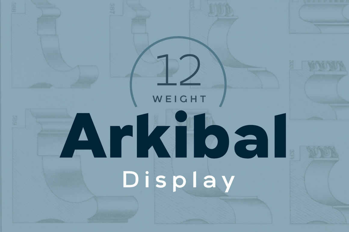 Arkibal Display: A Typeface Rooted in Heritage and Character