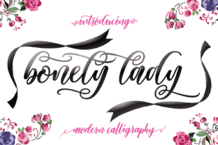 BonetyLady: The Handwritten Calligraphy Font That Brings Elegance to Modern Design