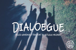 Dialoegue: Fluid Handwritten Font for Bold Projects