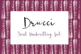 Drucci: A Handwritten Font with Genuine Personal Charm