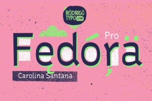 Fedora Pro: Layered Fonts with Built-In Ornamental Charm