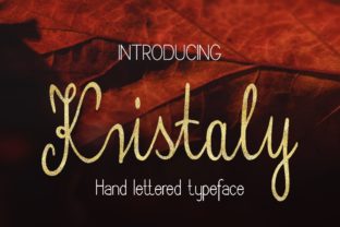 Kristaly: A Handwritten Font for Creative Expression