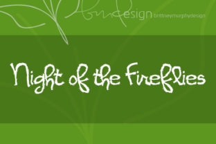 Night of the Fireflies: A Handwritten Font That Balances Character with Practicality
