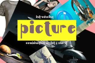Picture Font: Hand-Lettered Charm with a Playful Bounce