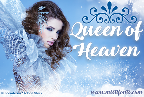 Queen of Heaven – The Calligraphy Font for Creatives
