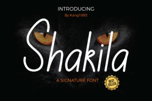 Shakila: A Smooth Line Font for Modern Creatives