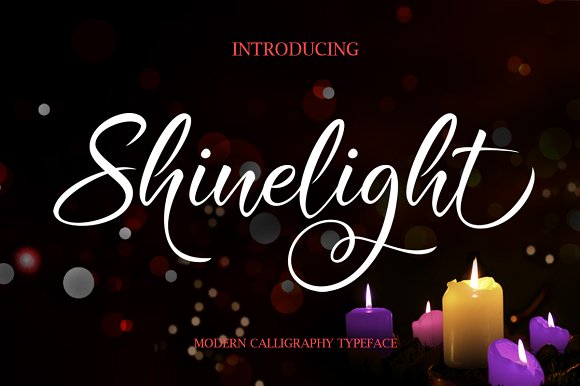 Shinelight: A Modern Calligraphy Font That Connects
