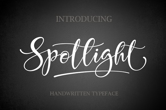 Spotlight: A Hand-Painted Script Font with Boundless Potential