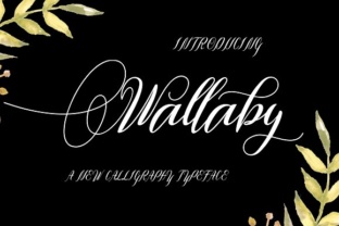 Wallaby: The Modern Calligraphy Font That Brings Handcrafted Elegance to Digital Design